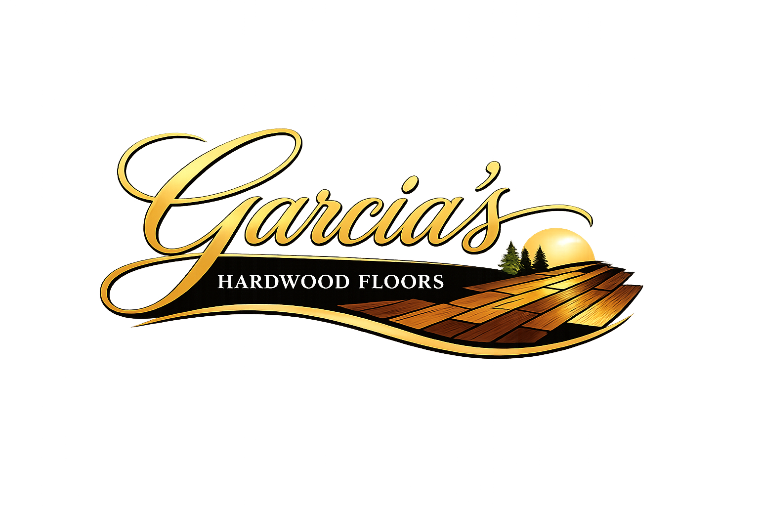 Garcia's Hardwood Floors Logo
