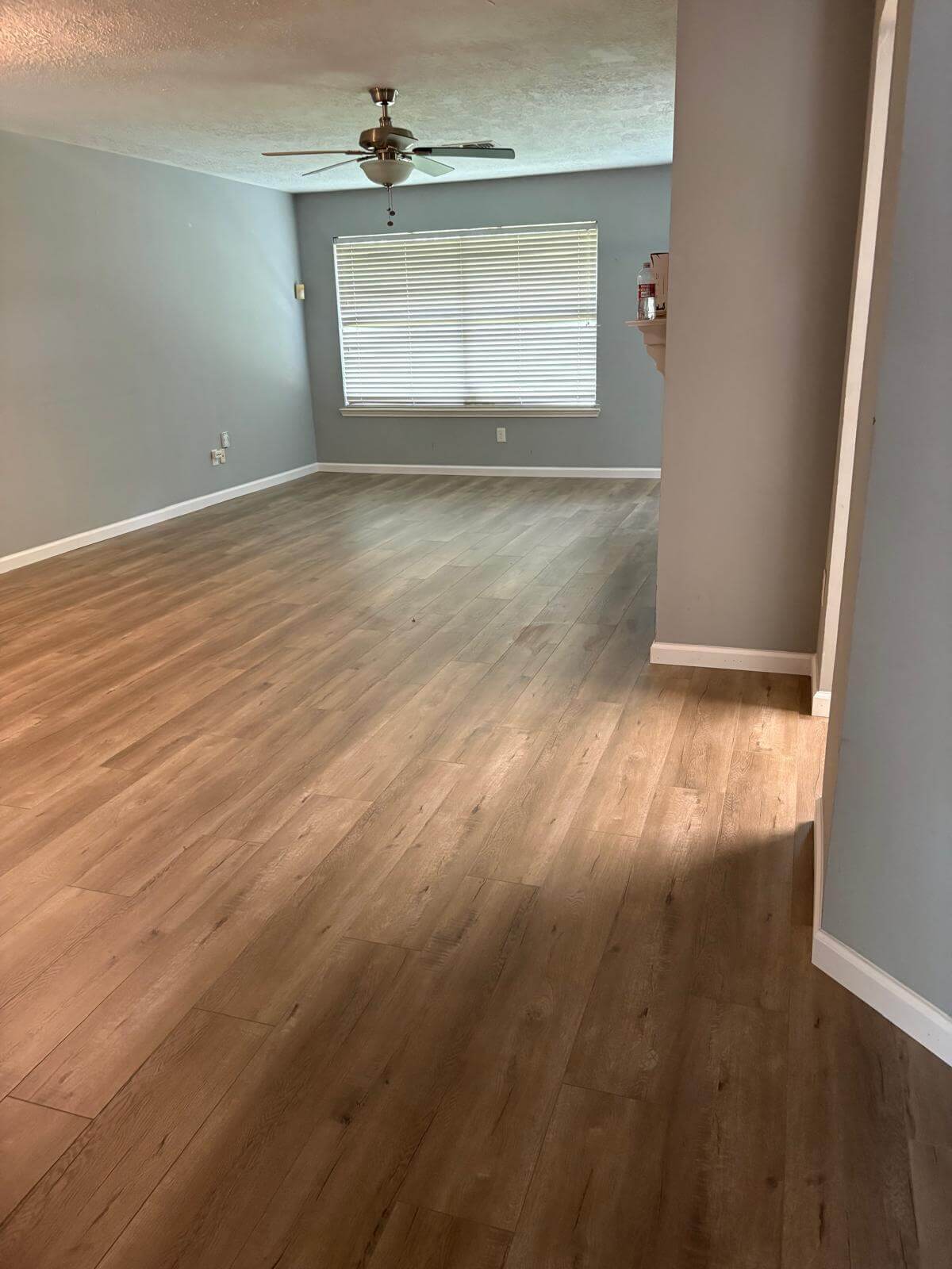 Laminate flooring living room